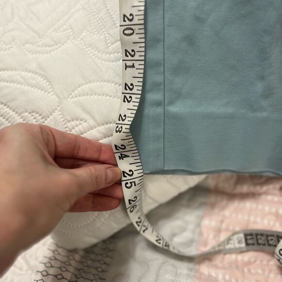 St. John Capri Light Blue Pants Tiffany Blue 10 Medium - Picture 12 of 12